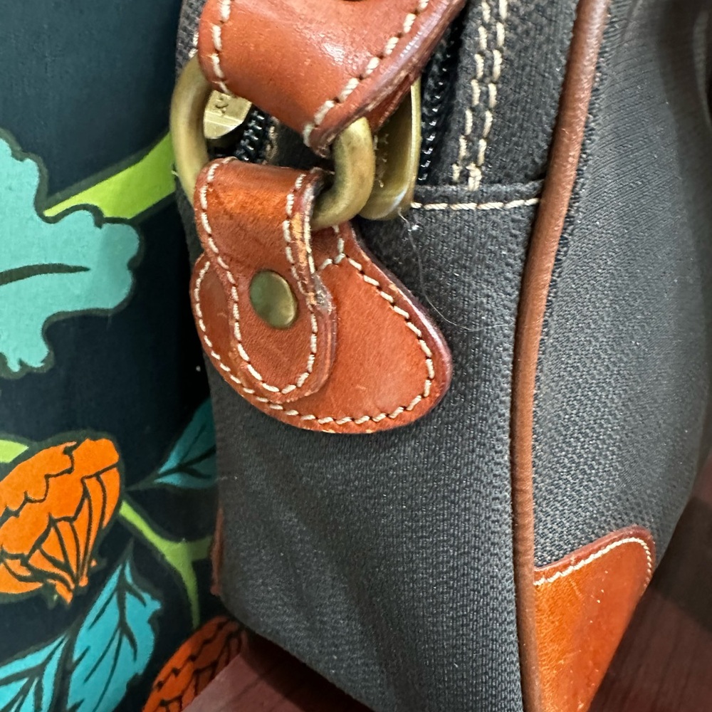 Bally Vintage Canvas & Leather Crossbody Bag Late 1970s–Early 1980s - Picture 9 of 16